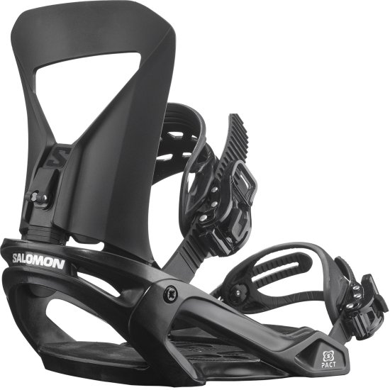 (image for) salomon pact snowboard bindings black - Click Image to Close