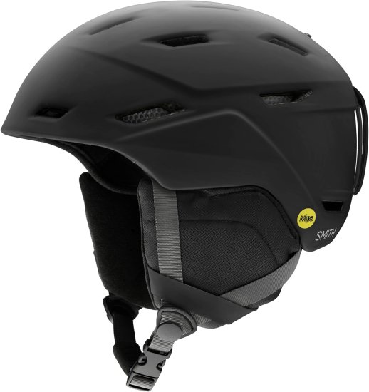 (image for) smith men's mission mips helmet black - Click Image to Close