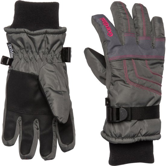 (image for) gordini junior dri max gloves grey pink - Click Image to Close