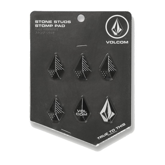 (image for) volcom stone stomp pad studs black white - Click Image to Close