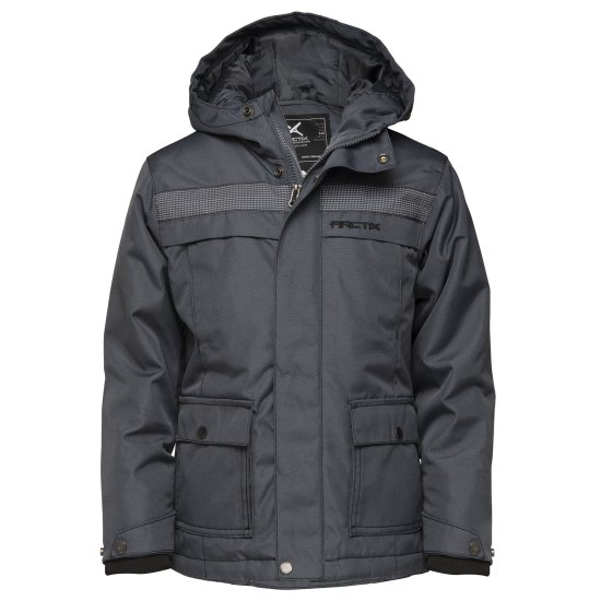 (image for) arctix junior boys tundra jacket steel - Click Image to Close