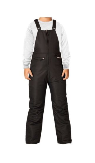 (image for) arctix youth bib pant black - Click Image to Close