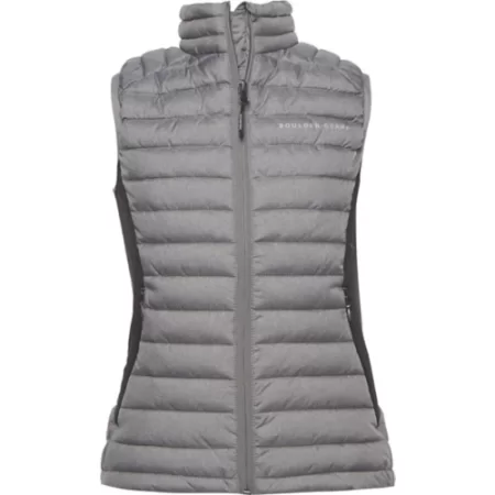 (image for) boulder gear women's puffy vest ash grey