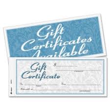 Gift Certificates