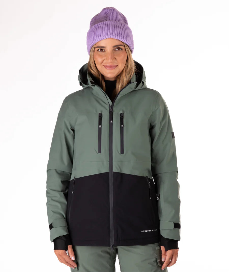 boulder gear womens mesmerize jacket basil