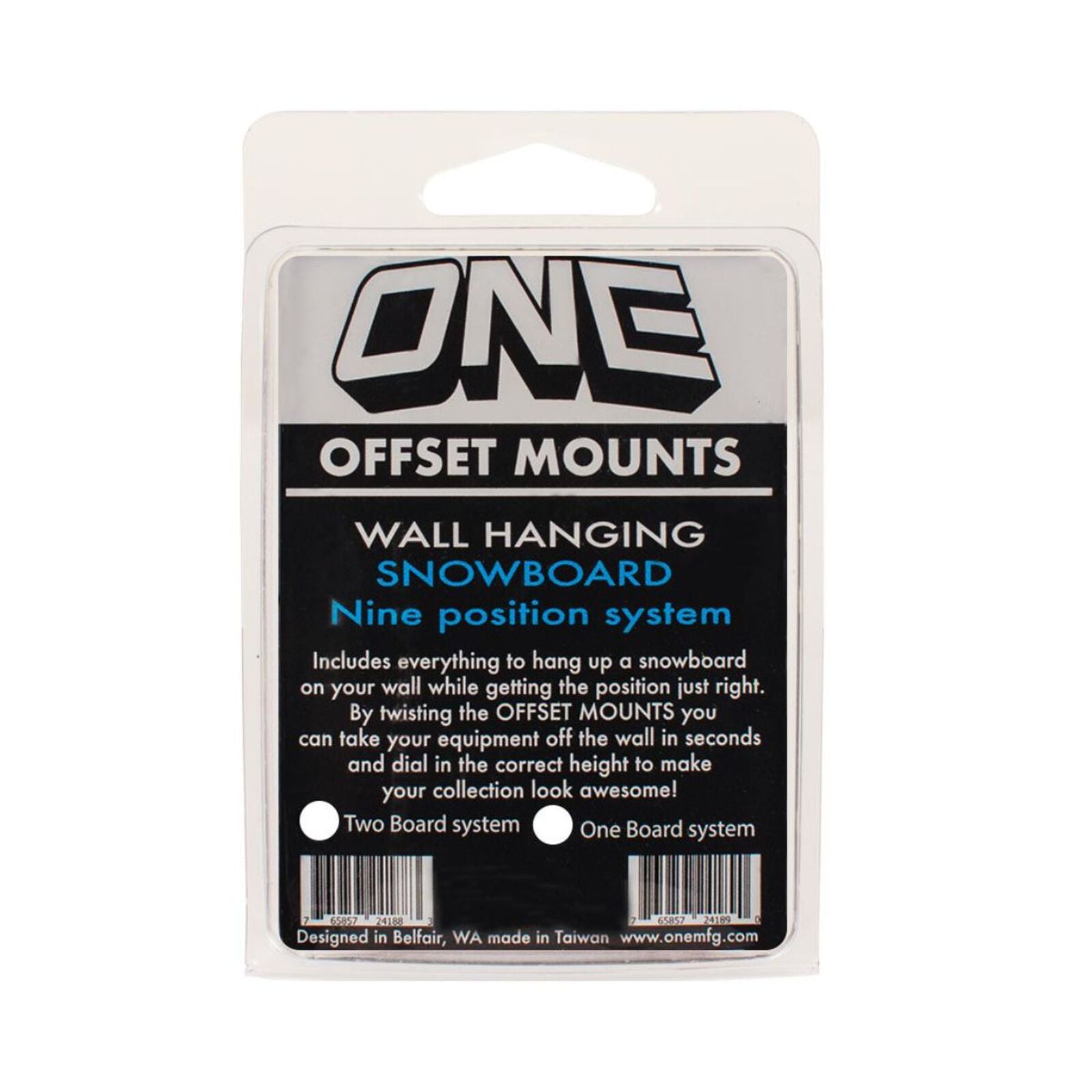 one ball jay snowboard wall mounts