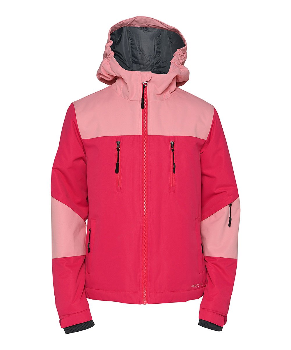 arctix static junior girls jacket candy pink