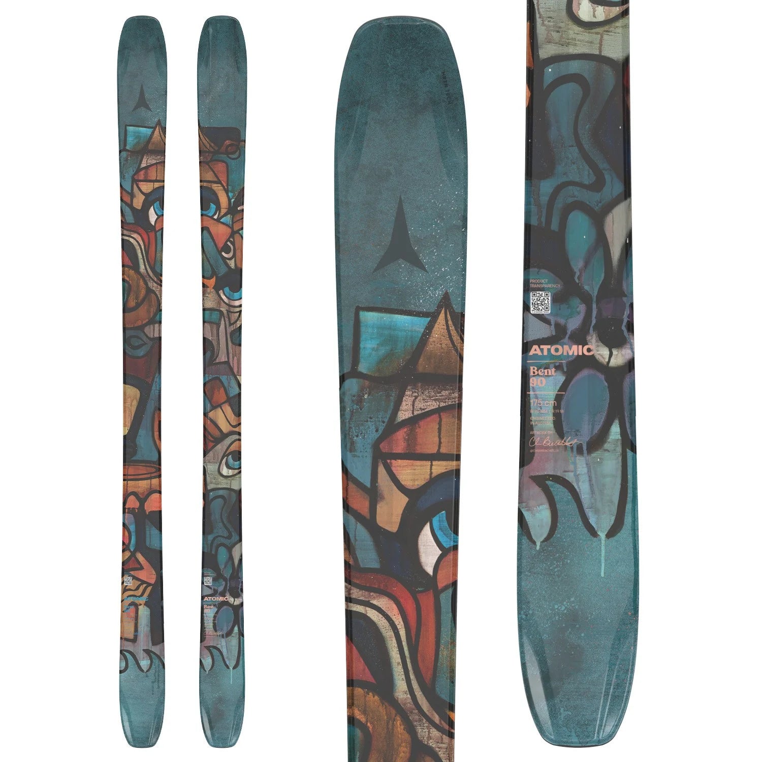 atomic bent 90 skis