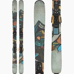 atomic bent 85 skis with m10 bindings