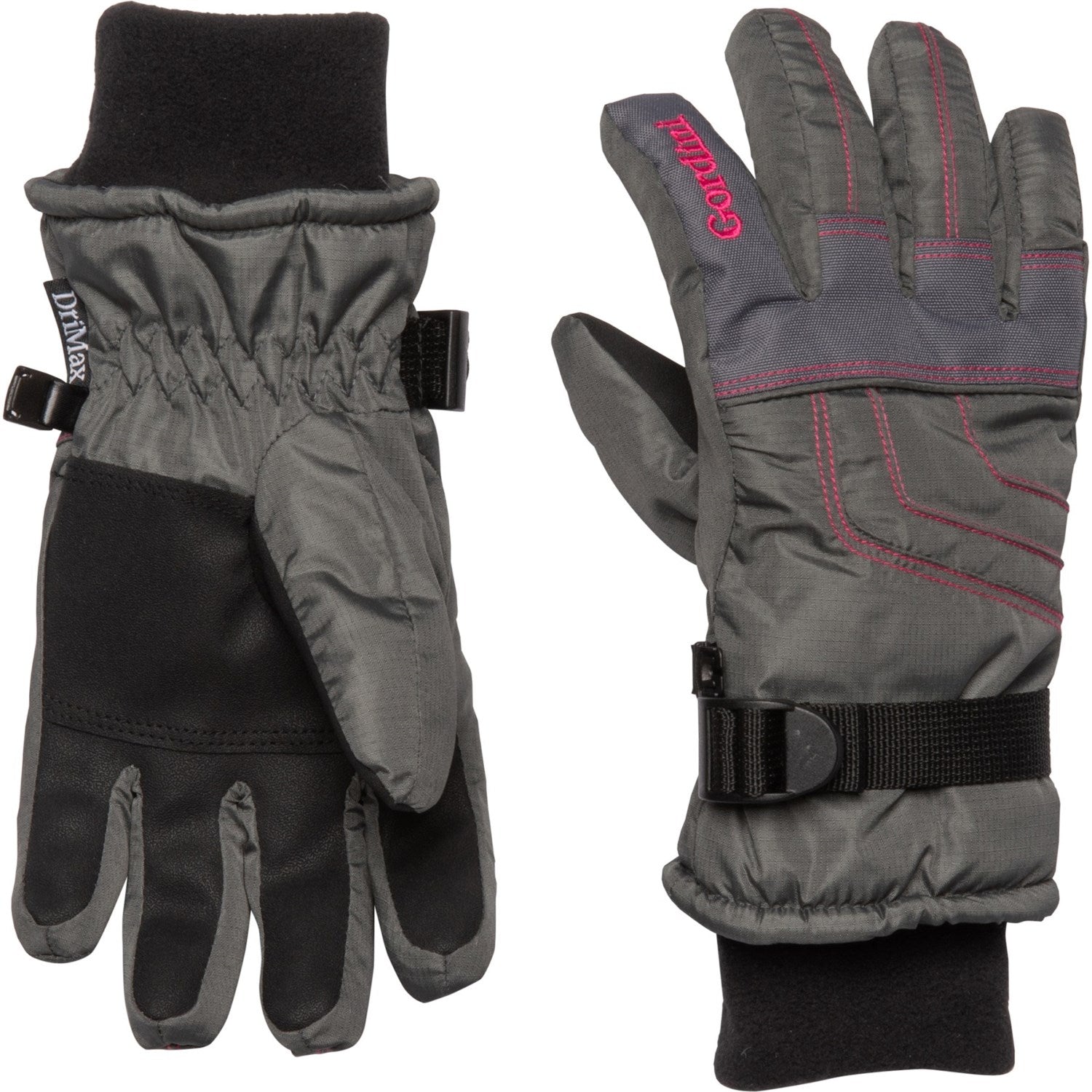 gordini junior dri max gloves grey pink