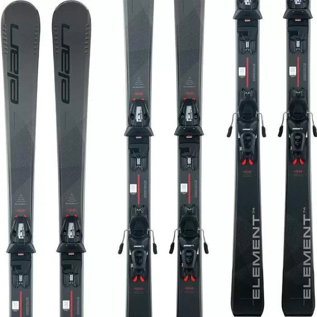 elan  element 74 skis with bindings