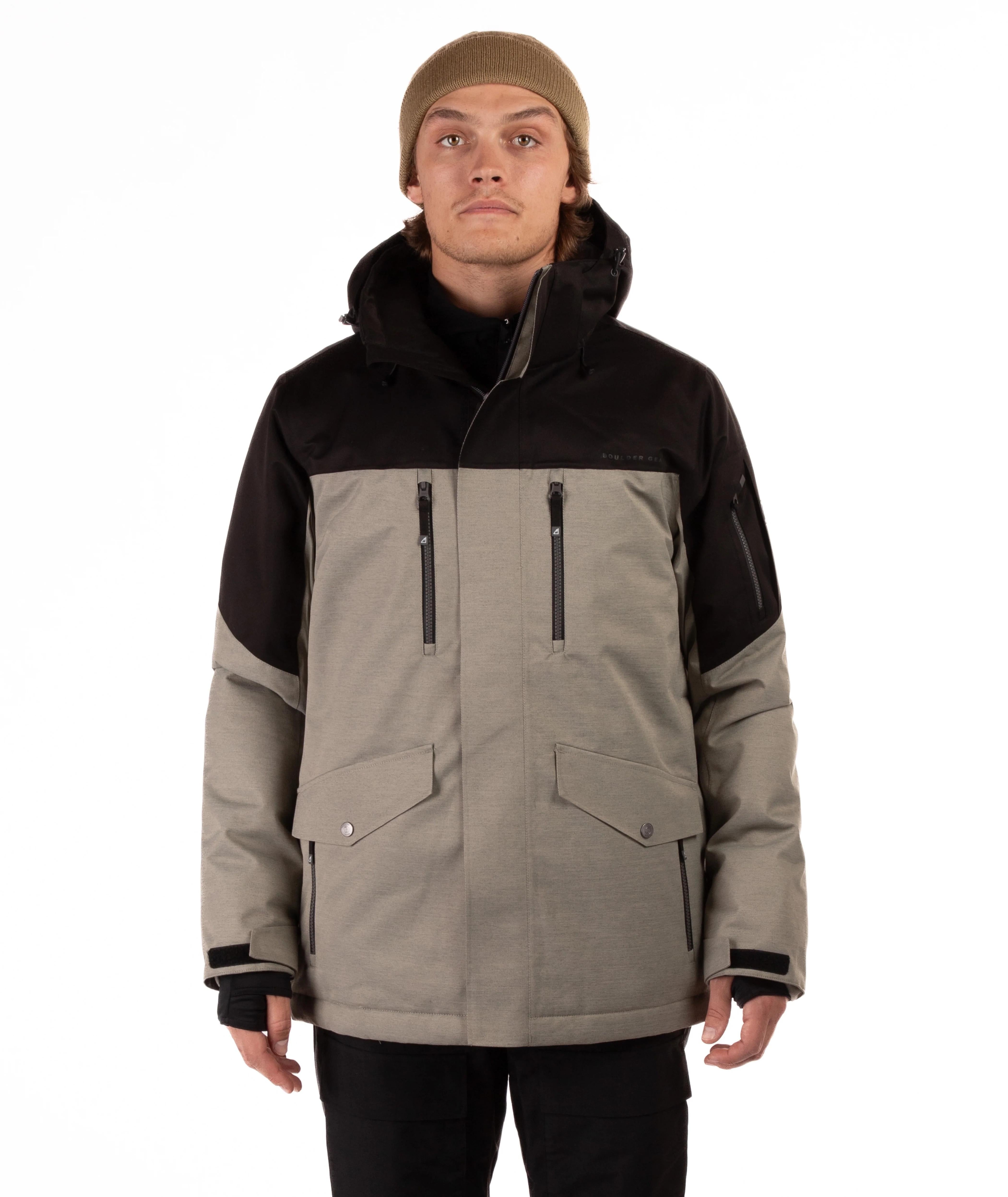 boulder gear mens quest jacket gravel