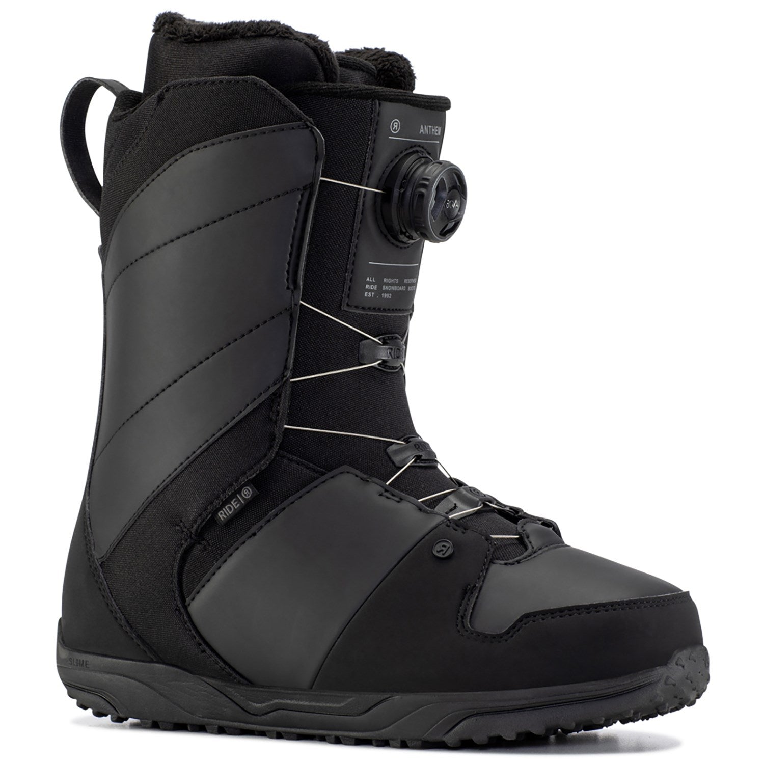 ride anthem mens snowboard boots black