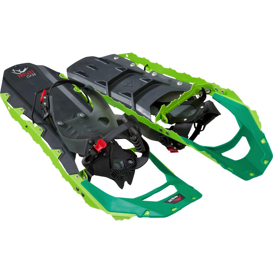 msr revo explorer snowshoes spring green