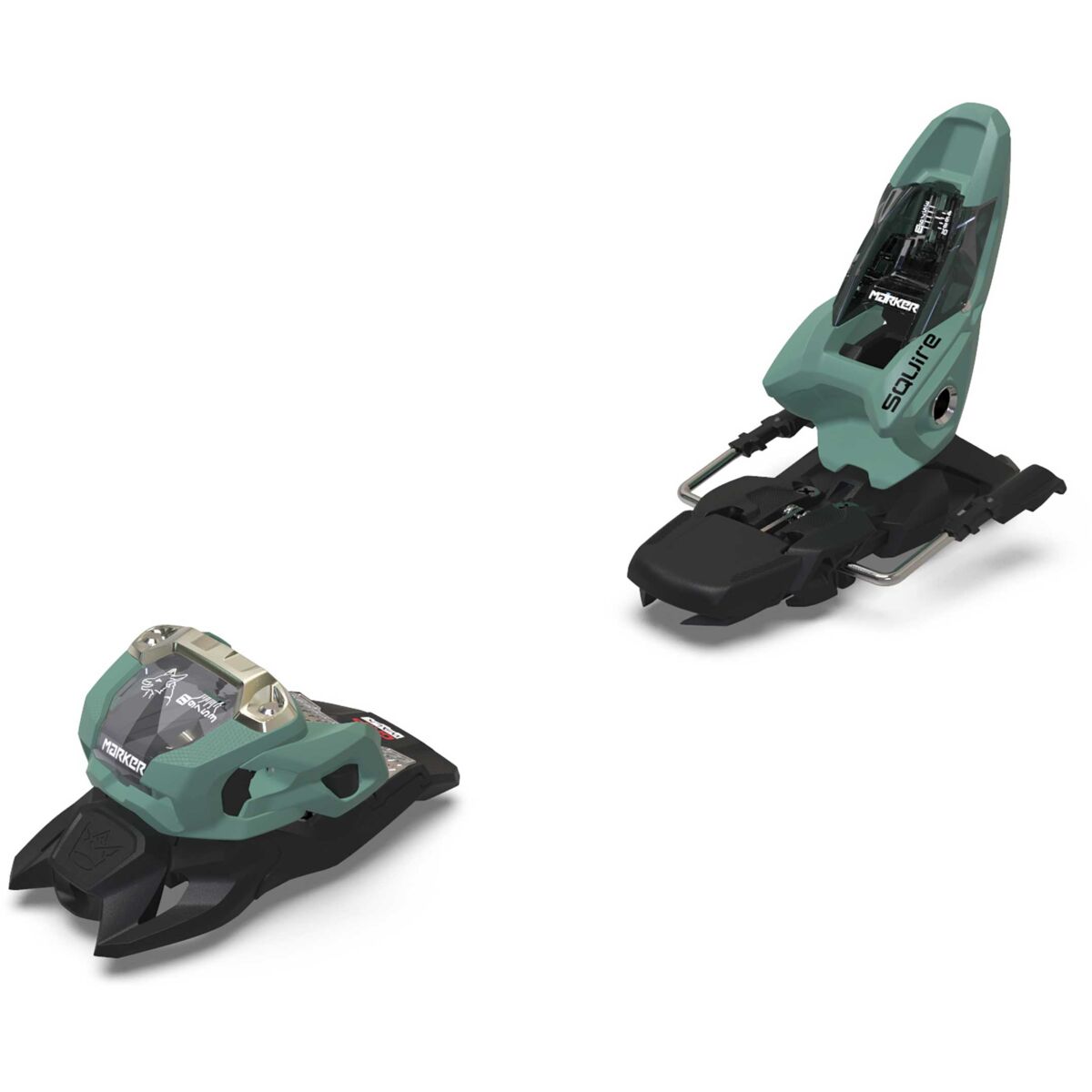 marker squire 11 ski bindings green