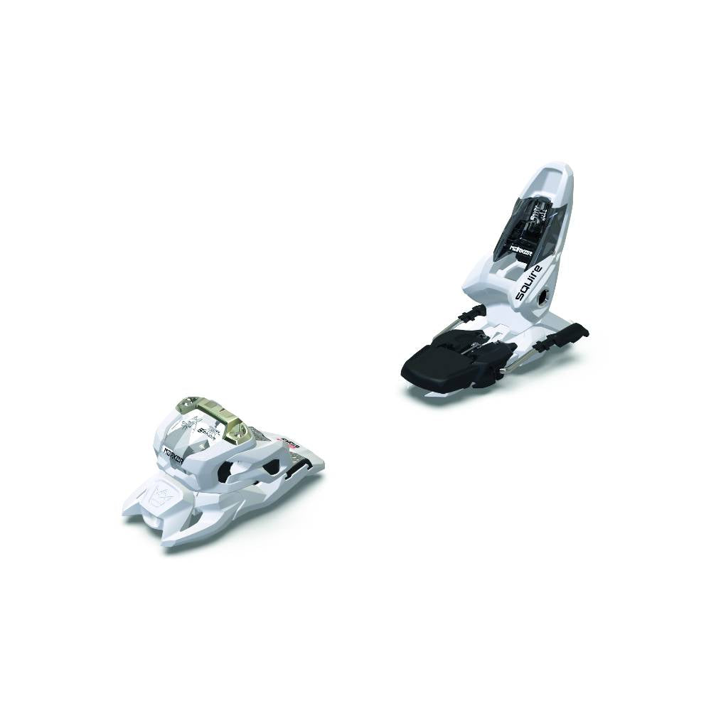 marker squire ski binding white