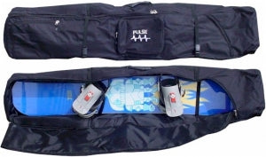pulse world famous wheelie snowboard/ ski bag 170cm